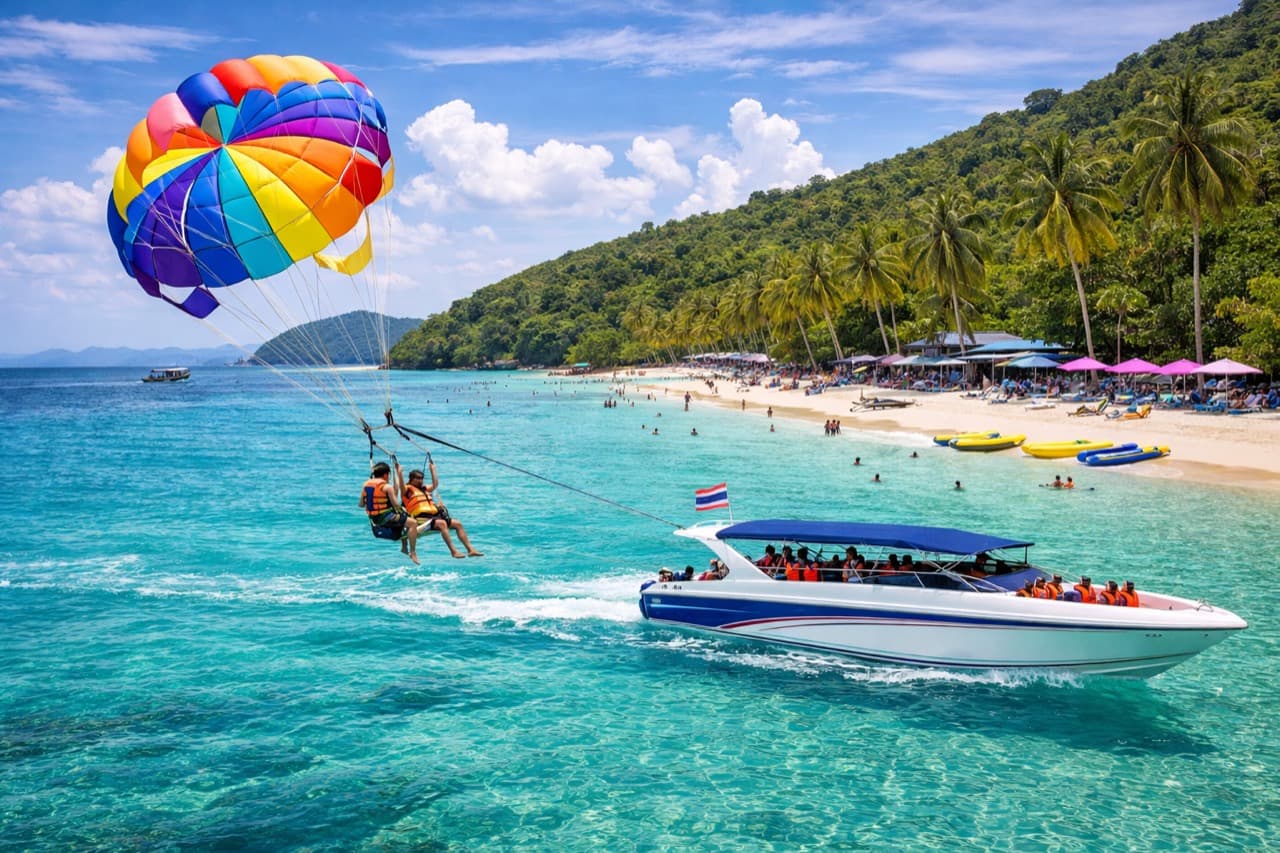 Coral Island + Parasailing