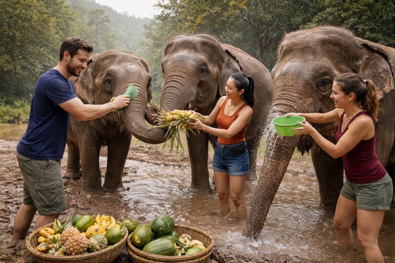 Elephant Care Full Day