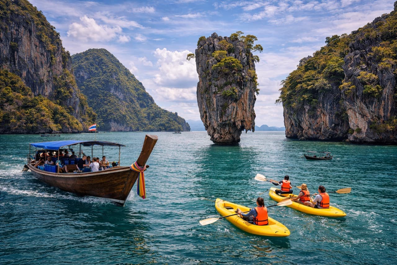 James Bond Island Longtail + Canoe