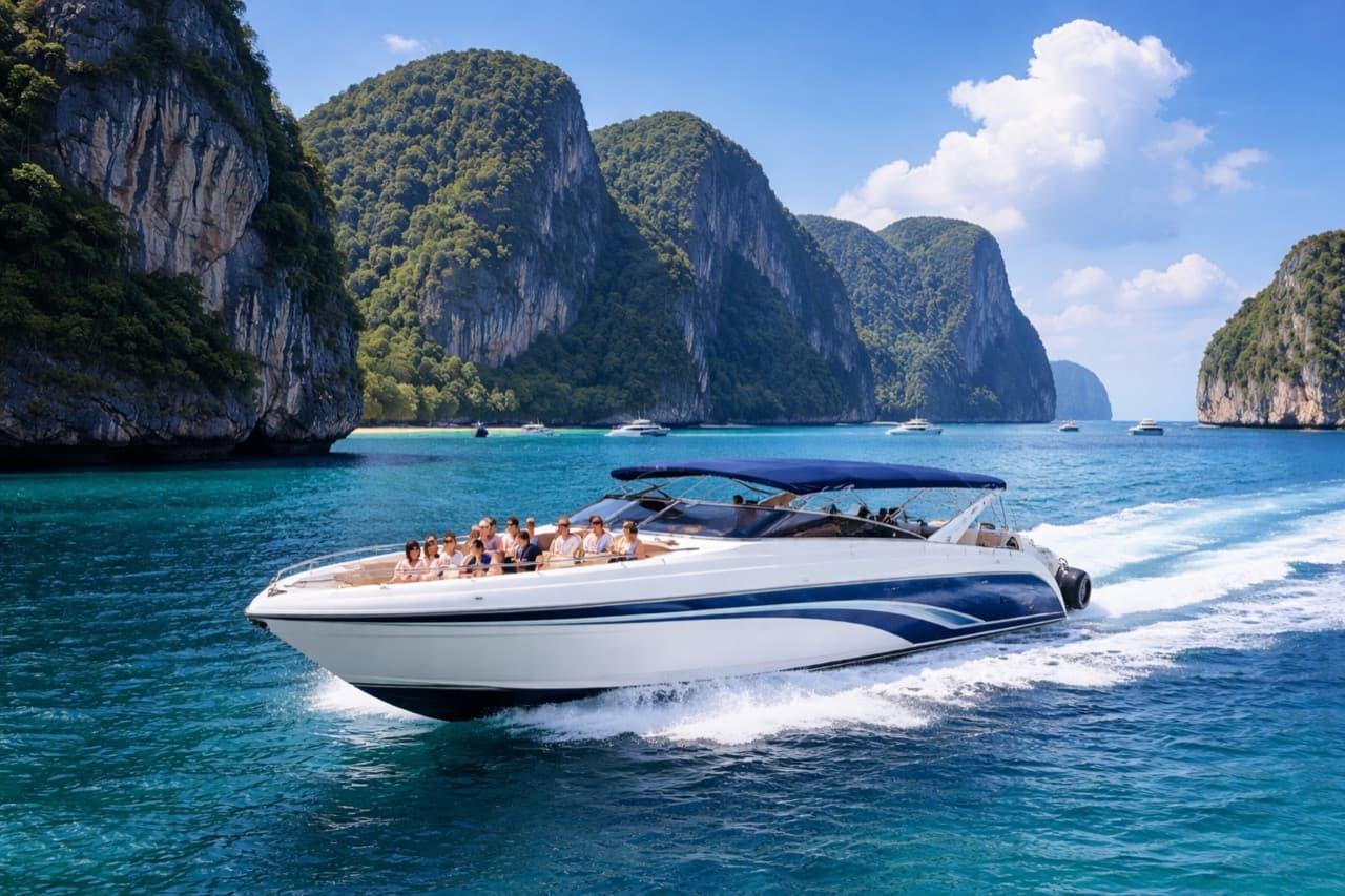 Phi Phi Island Premium Speedboat